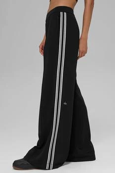 Alo | Track Star Wide Leg Pant (Long) - Burgundy,商家Alo yoga,价格¥1046