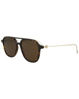 了解万宝龙眼镜, MontBlanc | Montblanc Men's MB0003S 53mm Sunglasses商品图片 2.8折