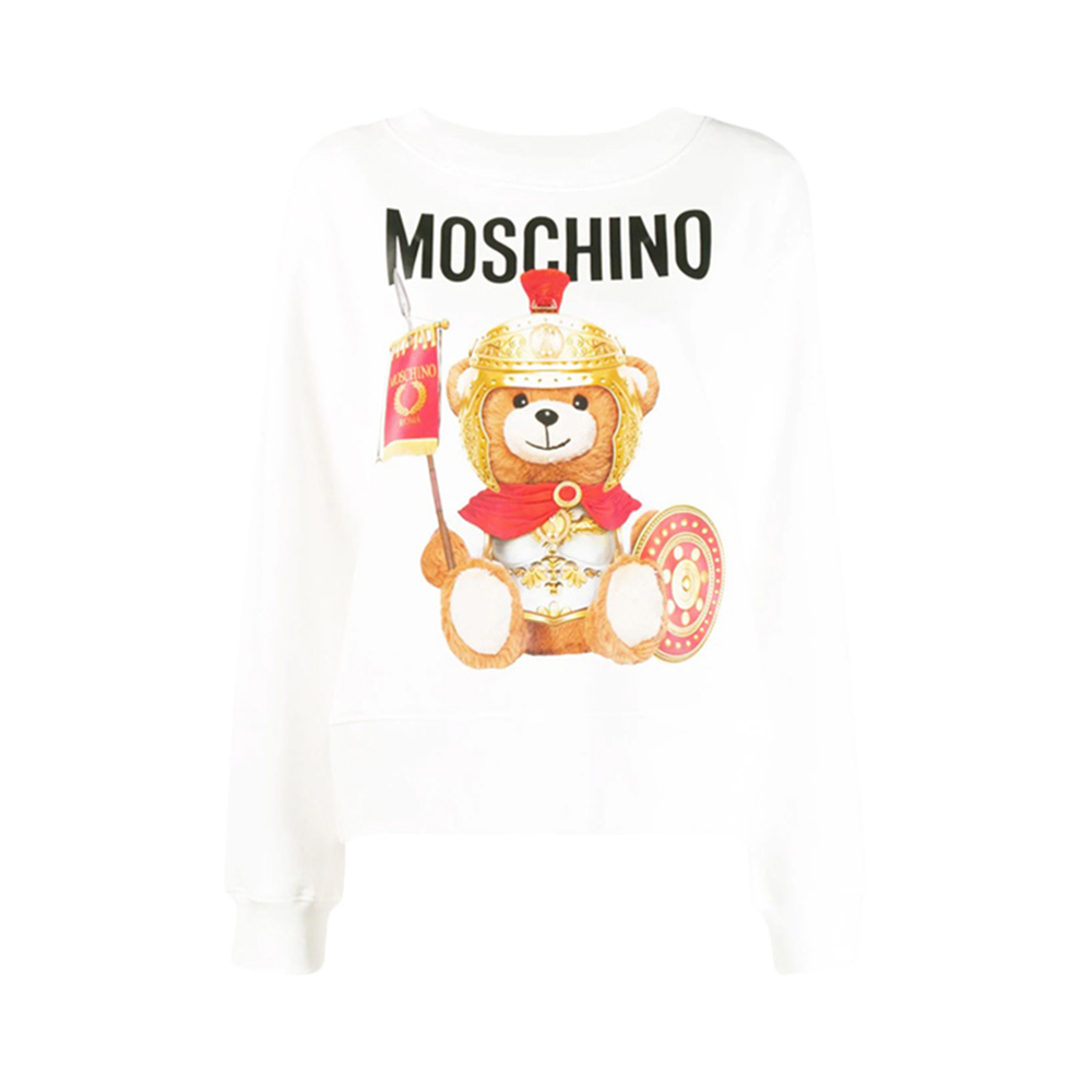 时尚莫斯奇诺卫衣女装, Moschino | MOSCHINO 男白色女士卫衣/帽衫 EV1702-5527-2002商品图片 独家减免邮费