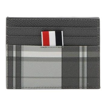 推荐Thom Browne Logo-Tag Check-Pattern Cardholder商品