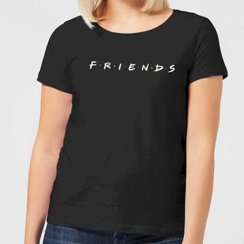 老友记推荐, Friends | Friends Logo Contrast Women's T-Shirt - Black商品图片 
