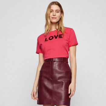 推荐BOSS Women's Elinea Vd T-Shirt - Medium Pink商品