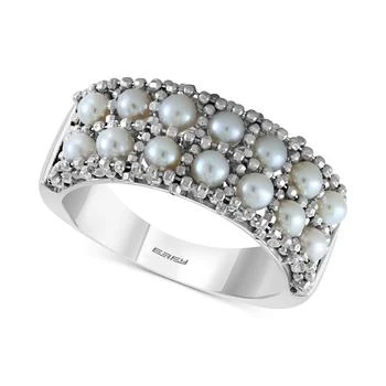 Effy | EFFY® Cultured Freshwater Pearl (3-1/2mm) Cluster Ring in Sterling Silver,商家Macy's,价格¥1726