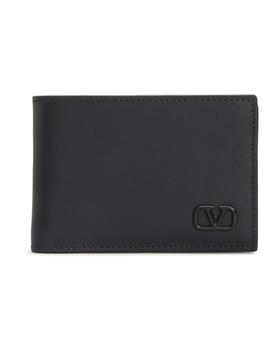 推荐Men's V-Logo Leather Billfold Wallet商品