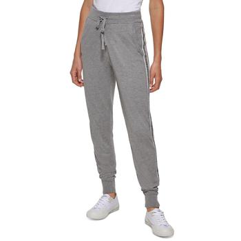 Calvin Klein | Calvin Klein Womens Pull On Side Stripe Jogger Pants商品图片,5.1折, 独家减免邮费