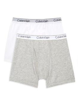商品Calvin Klein | Boy's 2-Piece Boxer Briefs Pack,商家Saks OFF 5TH,价格¥71图片