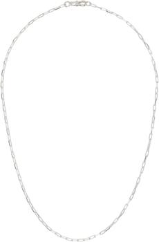 商品Alighieri | Silver 'The Dante Chain' Necklace,商家SSENSE,价格¥1234图片