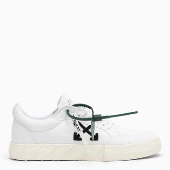 推荐White Vulcanized sneakers in canvas商品