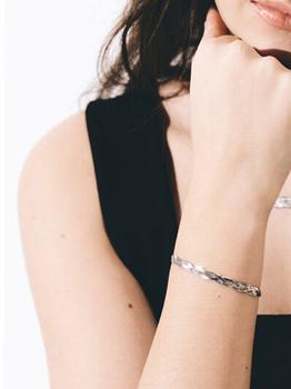商品Pepe Zoo | Scar Silver Bracelet,商家W Concept,价格¥1041图片