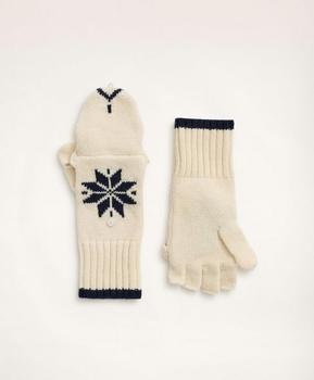 商品Wool Cashmere Knit Snowflake Gloves,商家Brooks Brothers,价格¥862图片
