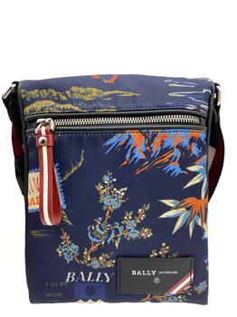 Bally男包, Bally | NEW Bally Fincher Men's 6231815 Blue Nylon Cross Body Bag MSRP商品图片 5.1折, 独家减免邮费