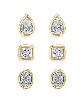 商品Bloomingdale's | Princess Cut, Pear or Oval Shaped Stud Earring in 14K Yellow Gold, 0.33-0.56 ct. t.w. - 100% Exclusive,商家Bloomingdale's,价格¥4678图片