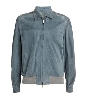 商品ELEVENTY | Suede Cropped Jacket,商家Harrods,价格¥27959图片