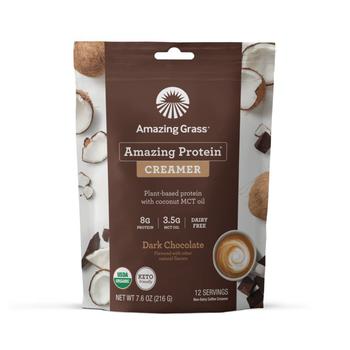商品AMAZING GRASS美国USDA认证有机咖啡伴侣 黑巧克力 216G图片