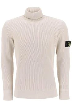 Stone Island | Ribbed wool turtleneck sweater 5.5折