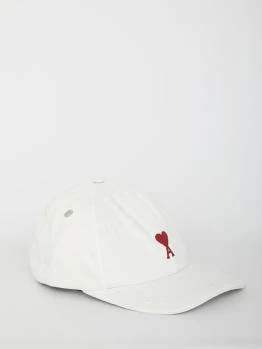 AMI | AMI 男士帽子 UCP006DE0020185 白色 9.5折