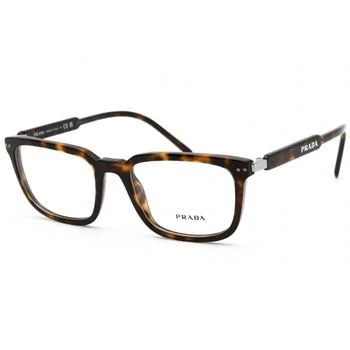 推荐Prada Men's Eyeglasses - Dark Havana Rectangular Plastic Frame | 0PR 13YV 2AU1O1商品