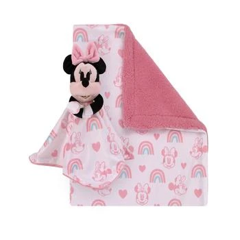 Disney | Minnie Mouse Baby Blanket and Security Blanket Set, 2 Pieces 