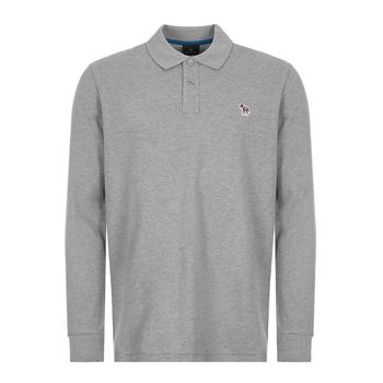 Paul Smith | Paul Smith Long Sleeve Polo Shirt - Grey商品图片,
