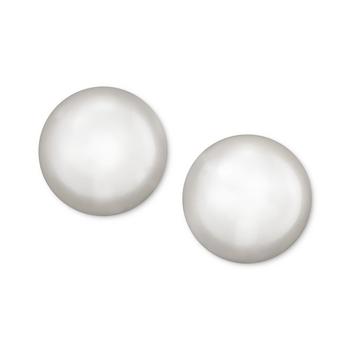 推荐Pearl Earrings, 14k Gold Cultured Freshwater Pearl Stud Earrings (7-1/2mm)商品