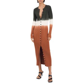 10 Crosby Derek Lam, Derek Lam | Derek Lam 10 Crosby Womens Ribbed Maxi Sweaterdress商品图片 3.3折
