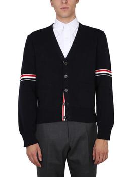 thom browne代购, Thom Browne | Thom Browne Men's  Blue Other Materials Cardigan商品图片 
