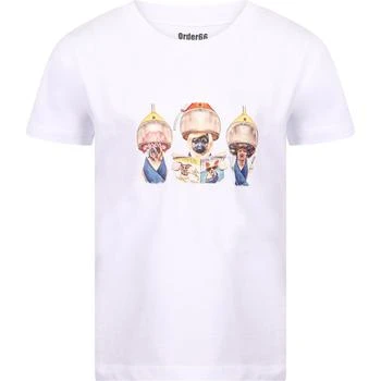 Order66 | Dogs at the barber print t shirt in white 4.4折×额外7.5折, 额外七五折