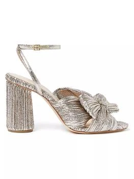 推荐Camellia Knotted Metallic Sandals商品