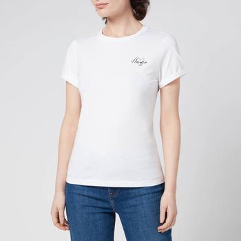 推荐HUGO Women's The Slim T-Shirt 14 - White商品