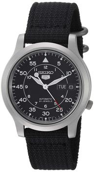 推荐SEIKO Men's SNK809 SEIKO 5 Automatic Stainless Steel Watch with Black Canvas Strap商品