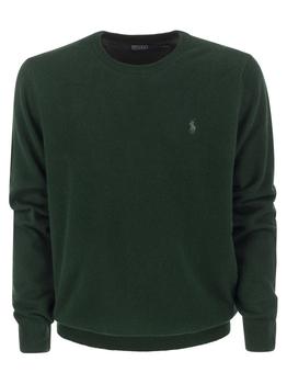 拉夫劳伦毛衣, Ralph Lauren | Polo Ralph Lauren Logo Embroidered Crewneck Sweater商品图片 8.1折起
