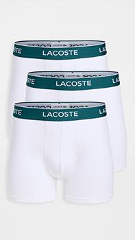 Lacoste | 3 条装贴身平角内裤商品图片,