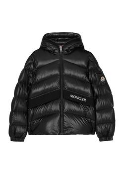 moncler kids, Moncler | KIDS Groseiller black quilted shell jacket (12-14 years)商品图片 