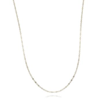 商品Macy's | 14K White Gold or  Rose Gold Flattened 16" Chain,商家Macy's,价格¥507图片