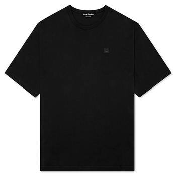 推荐Acne Studios Face Patch T-Shirt - Black商品