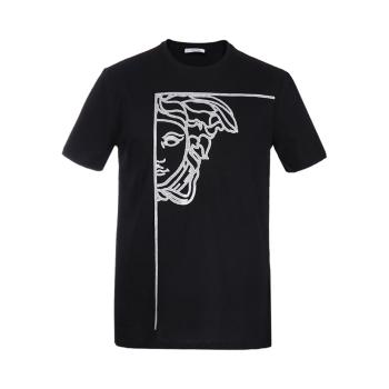 Versace | VERSACE COLLECTION 男士黑色T恤 V800683-VJ00472-V1008商品图片,满$100享9.5折, 满折