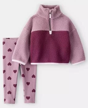 Carter's | Baby Girls 2-Piece Long-Sleeve Sweater and Leggings Set,商家Macy's,价格¥83