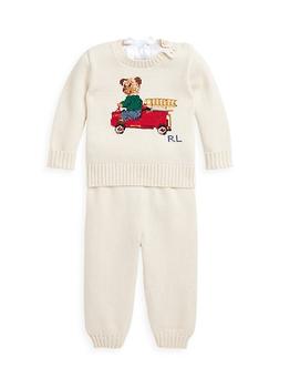 商品Ralph Lauren | Baby Boy's 2-Piece Polo Bear Sweater & Joggers Set,商家Saks Fifth Avenue,价格¥690图片