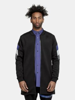 product Long Scuba Bomber Jacket in Black image