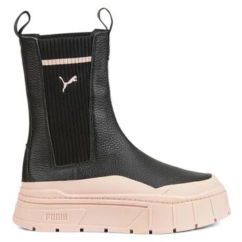 Puma | Mayze Stack Round Toe Pull On Platform Chelsea Boots,商家SHOEBACCA,价格¥526