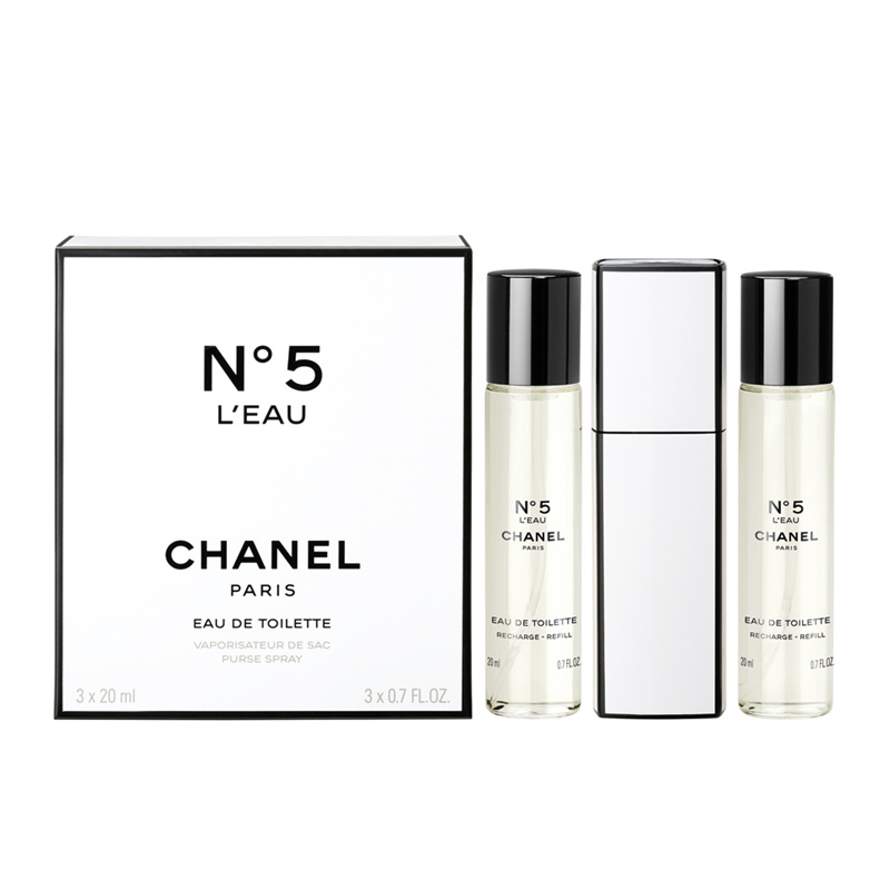 Chanel香奈儿 N°5五号之水女士淡香水20mlx3 便携装 正装/替换装 product img