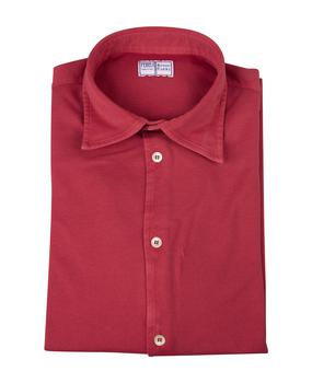 推荐Man Shirt In Red Cotton Pique'商品