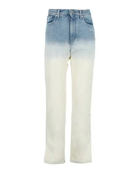 Off-White | Degrade' Split Hem Straight Leg Jeans 4.4折×额外8.5折, 独家减免邮费, 额外八五折