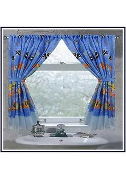 Carnation Home Fashions | Carnation Home "Tropical Sea" Fabric Window Curtain 34 x 54,商家Belk,价格¥117