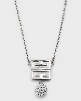 Givenchy | 4G Silvery Crystal Necklace 