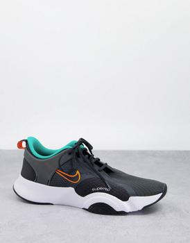 推荐Nike Training SuperRep Go 2 trainers in grey商品