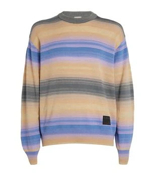 推荐Cotton-Blend Striped Sweater商品