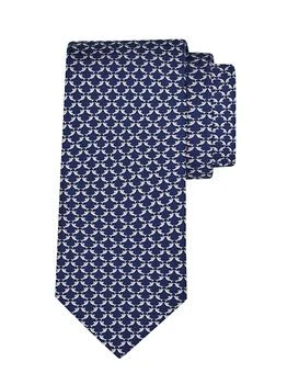 Salvatore Ferragamo | Achille Silk Tie,商家Saks Fifth Avenue,价格¥1770
