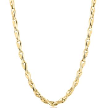 推荐Solid 14k Yellow Gold Men's 22" Chain Necklace 50.9 Grams 4mm Thick商品