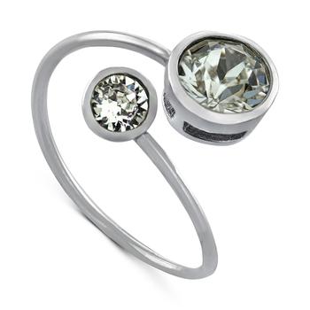 商品Giani Bernini | Crystal Bypass Ring in Sterling Silver, Created for Macy's,商家Macy's,价格¥156图片